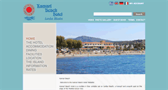 Desktop Screenshot of kamaribeach.com