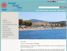 Tablet Screenshot of kamaribeach.com